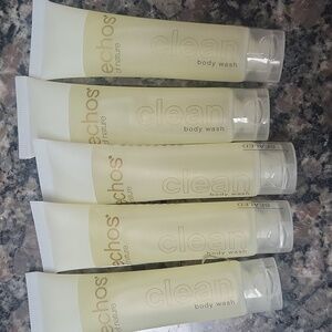 Echos of nature CLEAN  travel body wash lot 5 new 1.25 Fl Oz Sealed